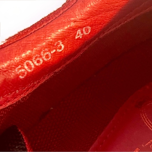 Rare  Vintage Tod’s for Ferrari Red & Black Driving Shoes With Buckles - Size 40 - Picture 6 of 7